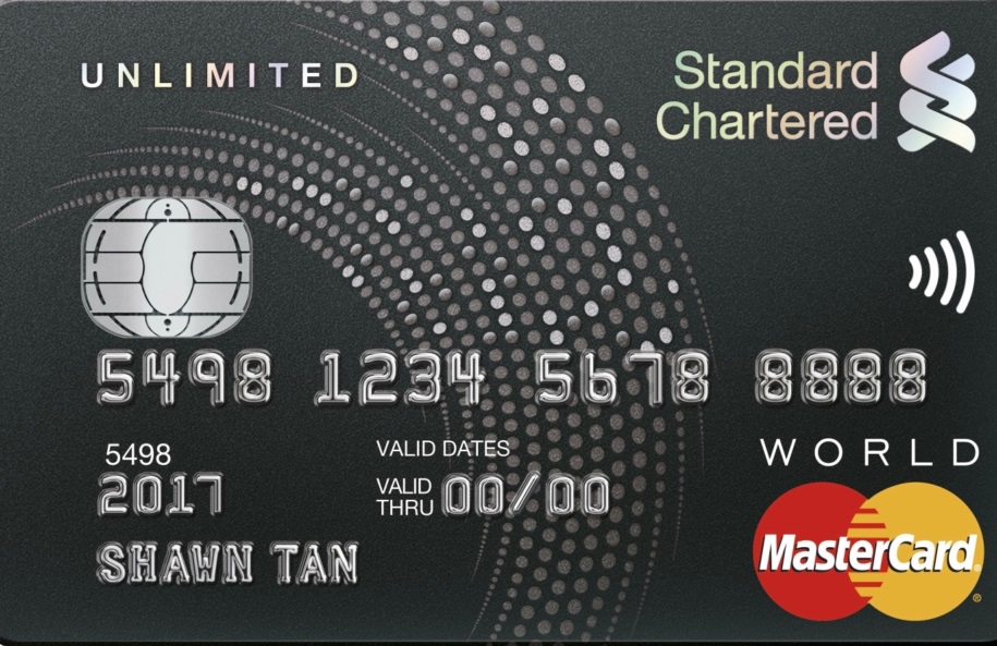 Standard Chartered Unlimited Cashback Credit Card
